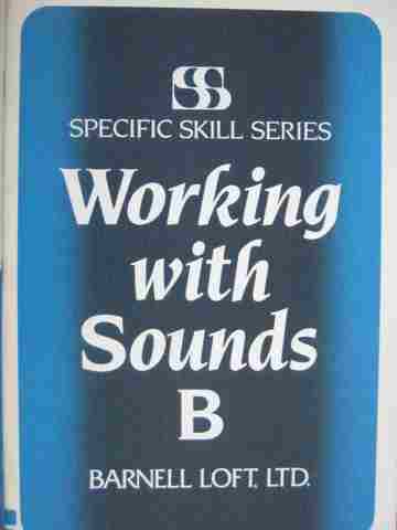 (image for) Specific Skill Series Working with Sounds Book B 2e / 3e (P) by Boning