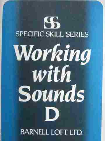 (image for) Specific Skill Series Working with Sounds Book D 2e / 3e (P)