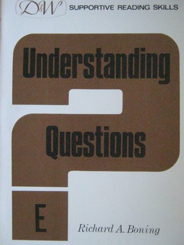 (image for) D&W Supportive Reading Skills Understanding Questions E (P)
