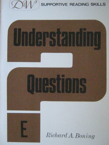 (image for) D&W Supportive Reading Skills Understanding Questions E (P)