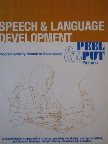 (image for) Speech & Language Development Program Activity Manual (P)