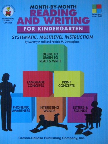 (image for) Month-by-Month Reading & Writing for Kindergarten (P) by Hall,