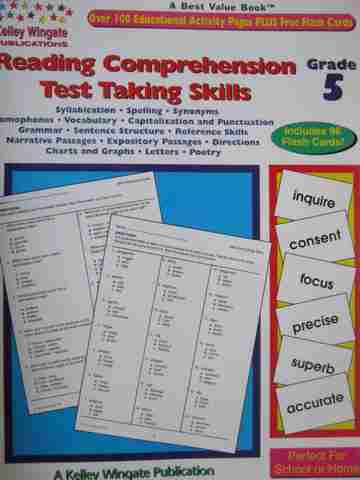 Reading Comprehension Test Taking Skills Grade 5 (P) by Pedigo, (image for) Reading Comprehension Test Taking Skills Grade 5 (P) by Pedigo,