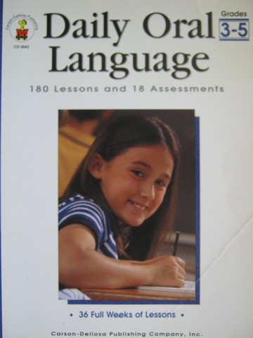 (image for) Daily Oral Language Grades 3-5 (P) by Gregg O Byers