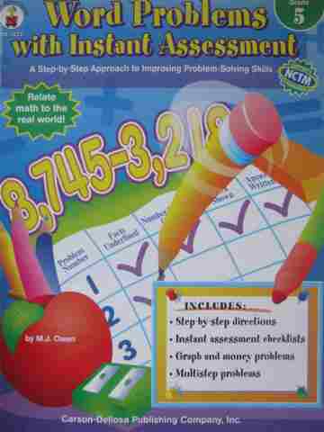 (image for) Word Problems with Instant Assessment Grade 5 (P) by M J Owen