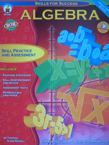 (image for) Algebra Middle/High School Skill Pratice & Assessment (P)