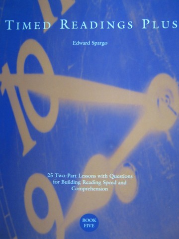 (image for) Timed Readings Plus Book 5 Level H (P) by Edward Spargo