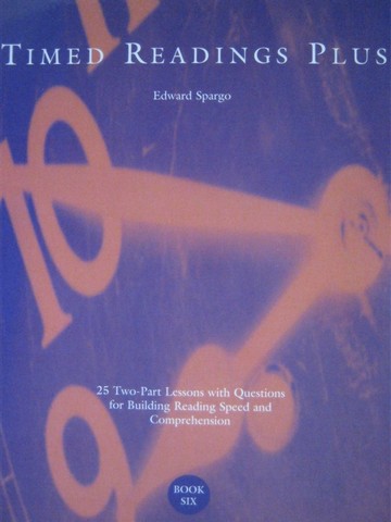 (image for) Timed Readings Plus Book 6 Level I (P) by Edward Spargo