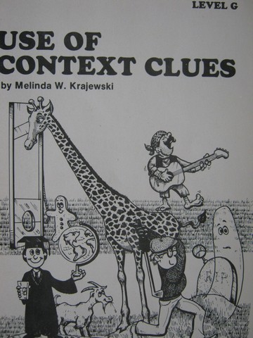 (image for) Use of Context Clues Level G (P) by Melinda W Krajewski