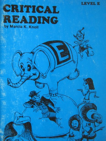 (image for) Critical Reading Level E (P) by Marcia K Knoll