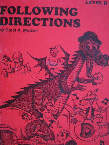 (image for) Following Directions Level D (P) by Carol A. McGee