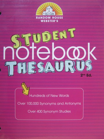 (image for) Random House Webster's Student Notebook Thesaurus 2nd Edition(P)