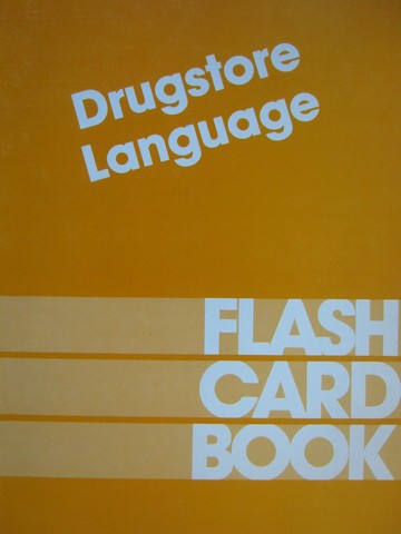 Drugstore Language Flash Card Book (P) (image for) Drugstore Language Flash Card Book (P)