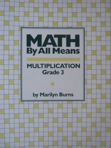 (image for) Math by All Means Multiplication Grade 3 (P) by Marilyn Burns