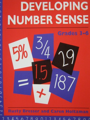 (image for) Developing Number Sense Grades 3-6 (P) by Bresser & Holtzman