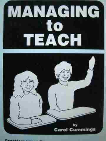 Managing to Teach (P) by Carol Cummings (image for) Managing to Teach (P) by Carol Cummings