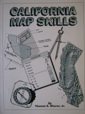 (image for) California Map Skills (P) by Thomas E Sherer, Jr. - Click Image to Close