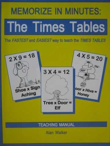 (image for) Memorize in Minutes the Times Tables Teaching Manual (P)