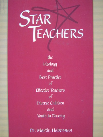 (image for) Star Teachers (P) by Martin Haberman