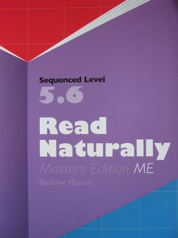 (image for) Read Naturally ME Sequenced Level 5.6 BLM (P) by Baker, Berndt