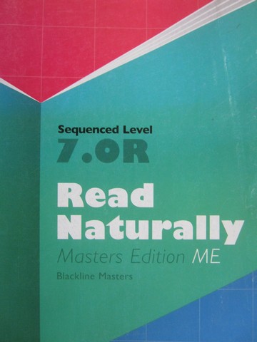 (image for) Read Naturally ME Sequenced Level 7.0R BLM (P) by Matsoff