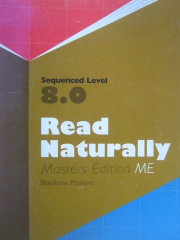 (image for) Read Naturally ME Sequenced Level 8.0 BLM (P) by Jane Matsoff