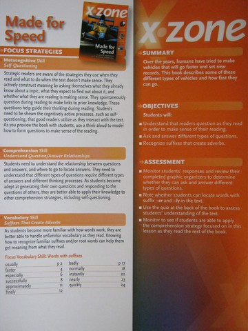 (image for) X Zone Q Made for Speed TG (TE)(P) by Julie & Michael Ramsden