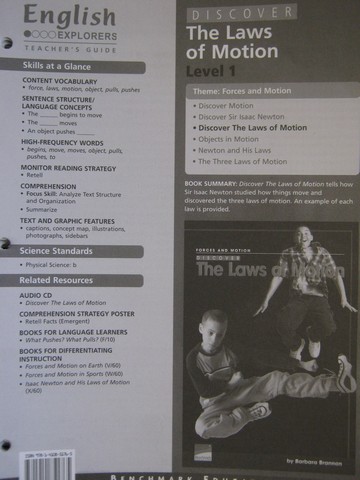 (image for) English Explorers Discover The Laws of Motion TG (TE)(P)
