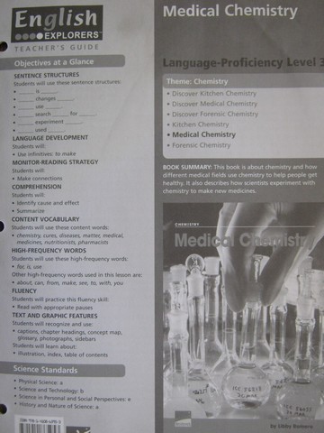 (image for) English Explorers Medical Chemistry TG (TE)(P) by Libby Romero