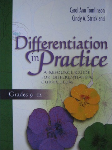 (image for) Differentiation in Practice Grades 9-12 (P) by Tomlinson,