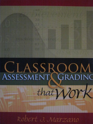 (image for) Classroom Assessment & Grading That Work (P) by Robert Marzano