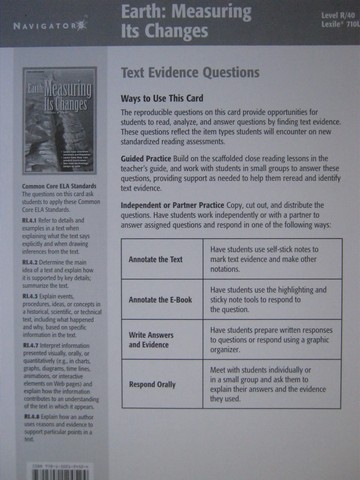 (image for) Navigator Earth: Measuring Its Changes Text Evidence (P)