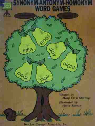 (image for) Synonym-Antonym-Homonym Word Games Grades 2-5 (P)