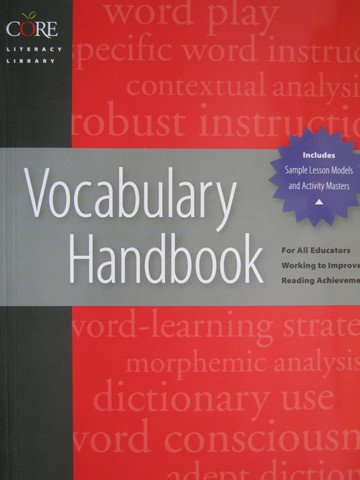 (image for) CORE Literacy Library Vocabulary Handbook (P) by Diamond - Click Image to Close