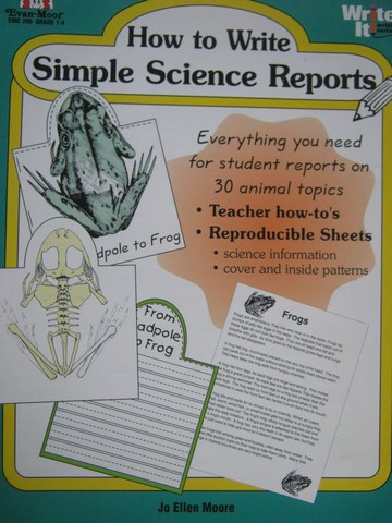 (image for) How to Write Simple Science Reports Grades 1-4 (P) by Moore