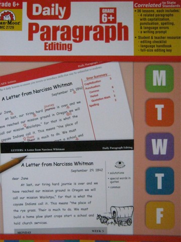 (image for) Daily Paragraph Editing Grade 6+ (P) by Foster & Silverman