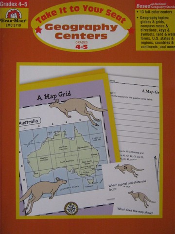 (image for) Take It to Your Seat Geography Centers Grades 4-5 (P) by Johnson