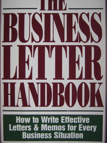 (image for) Business Letter Handbook (P) by Muckian & Woods - Click Image to Close