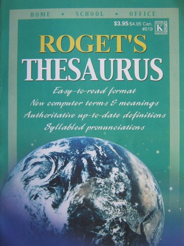 (image for) Roget's Thesaurus (P) - Click Image to Close