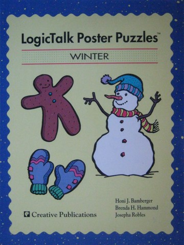(image for) LogicTalk Poster Puzzles Winter TG (TE)(Spiral) by Bamberger,