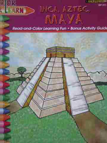 (image for) Color & Learn Inca Aztec Maya (P) Illustrated by Elizabeth Adams
