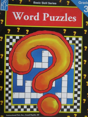 (image for) Basic Skills Series Grade 3 Word Puzzles (P) by Renee Cummings