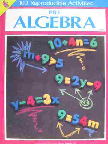 (image for) Pre-Algebra (P) by Mary Lee Vivian