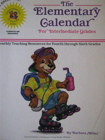 (image for) Elementary Calendar for Intermediate Grades (P) by Miller