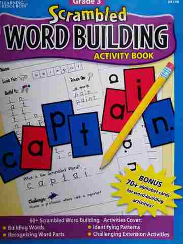 (image for) Scrambled Word Building Activity Book Grade 3 (P) by Patti Sima