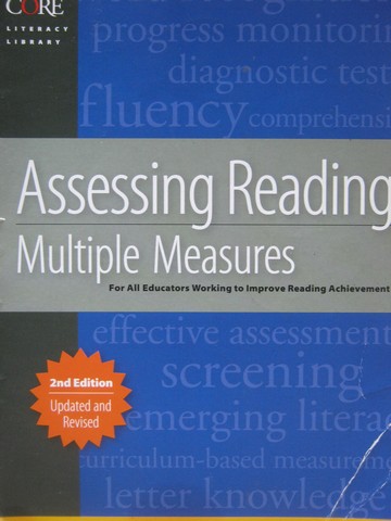 (image for) Assessing Reading Multiple Measures 2nd Edition (Spiral)