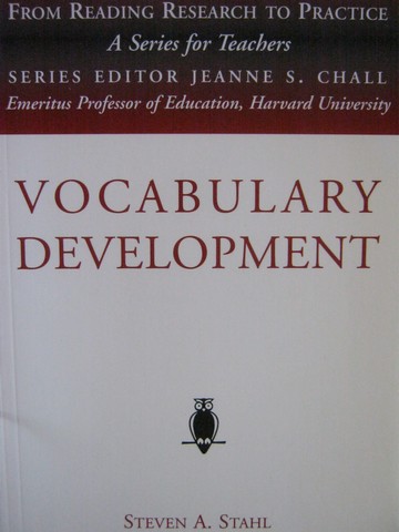 (image for) Vocabulary Development (P) by Steven A Stahl
