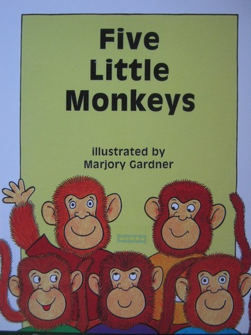 (image for) Book Shop Five Little Monkeys (P) by Marjory Gardner