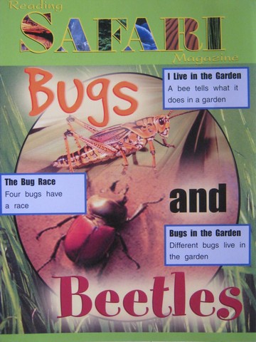 (image for) Reading Safari Magazine Bugs & Beetles (P) - Click Image to Close