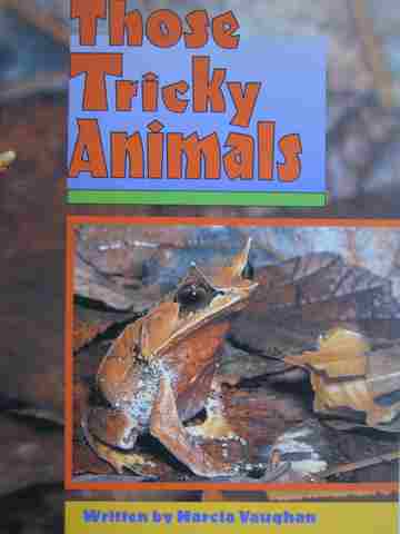 (image for) Literacy Tree Those Tricky Animals (P) by Marcia Vaughan